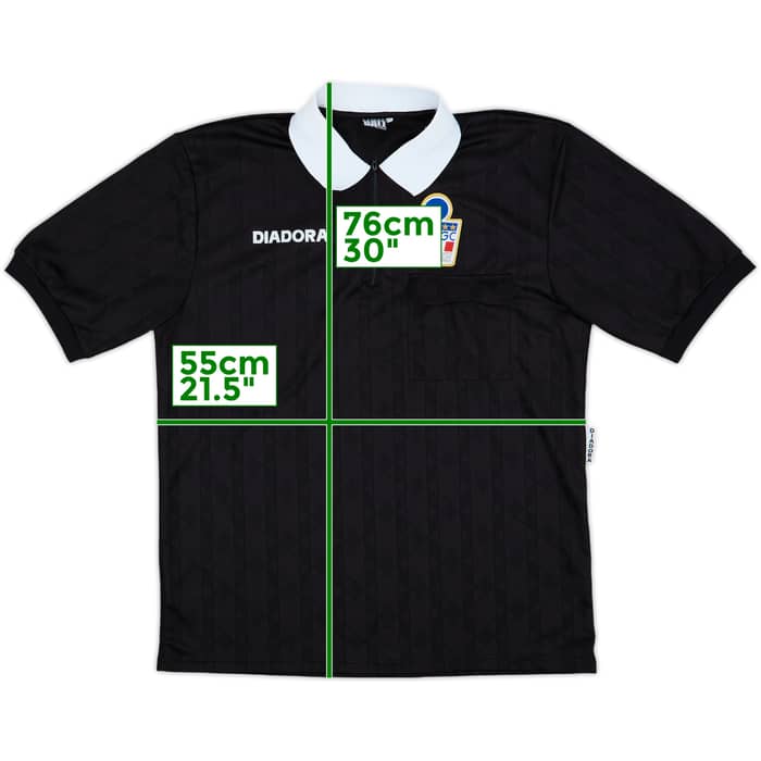 1990s Italy FIGC Diadora Referee Shirt - 8/10 - (XL)