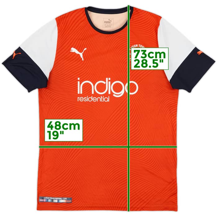 2019-20 Luton Town Home Shirt - 8/10 - (M)