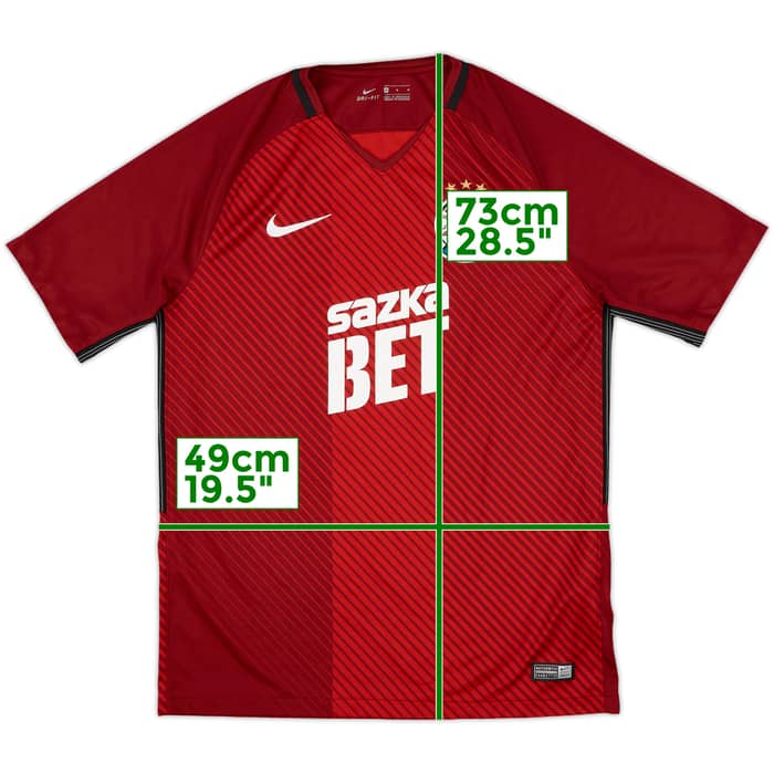 2017-18 Sparta Prague Home Shirt - 7/10 - (M)