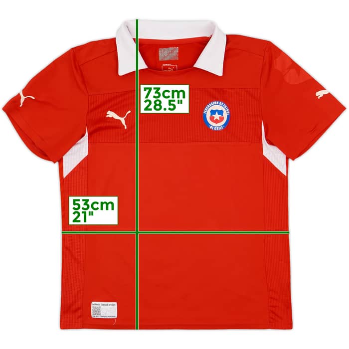 2012-14 Chile Home Shirt - 8/10 - (L)