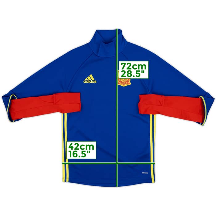 2015-16 Spain adidas Sweat Top - 9/10 - (XS)