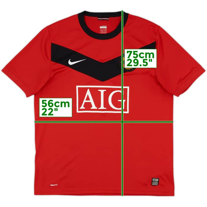 2009-10 Manchester United Home Shirt Rooney #10 - 6/10 - (L)