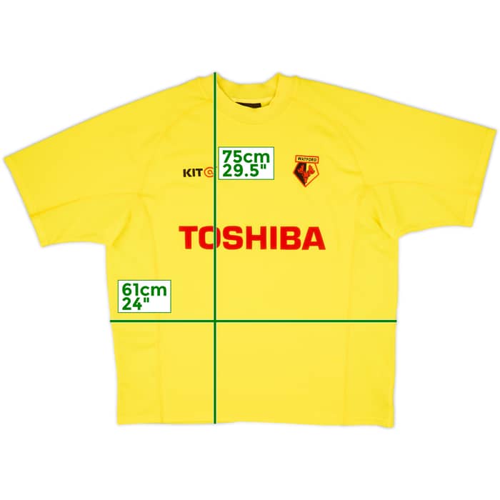 2001-03 Watford Home Shirt - 8/10 - (XL)