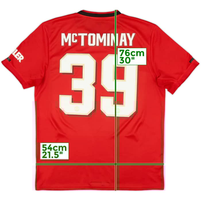 2019-20 Manchester United Home Shirt McTominay #39 - 7/10 - (L)