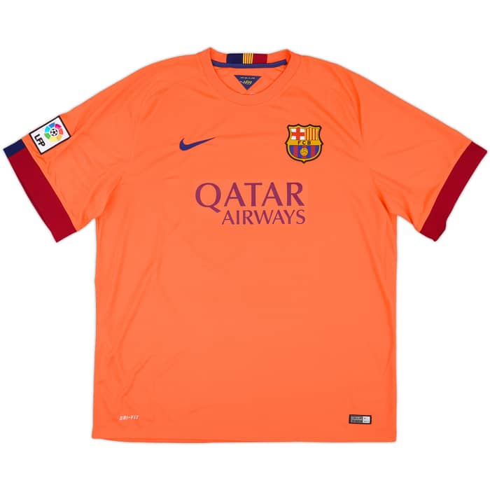 2014-15 Barcelona Away Shirt Messi #10 (XXL)