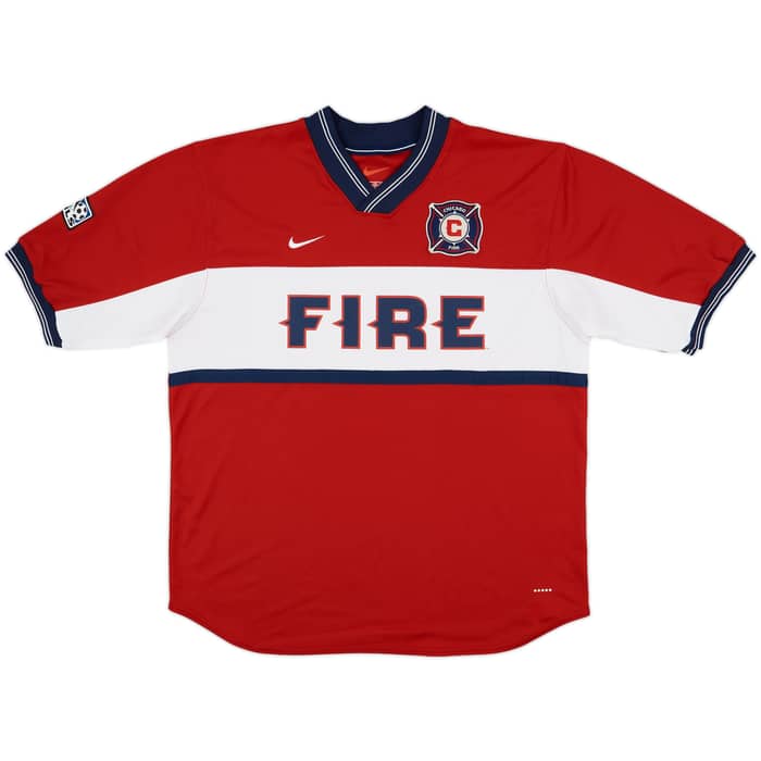 2000-02 Chicago Fire Home Shirt - 10/10 - (XL)
