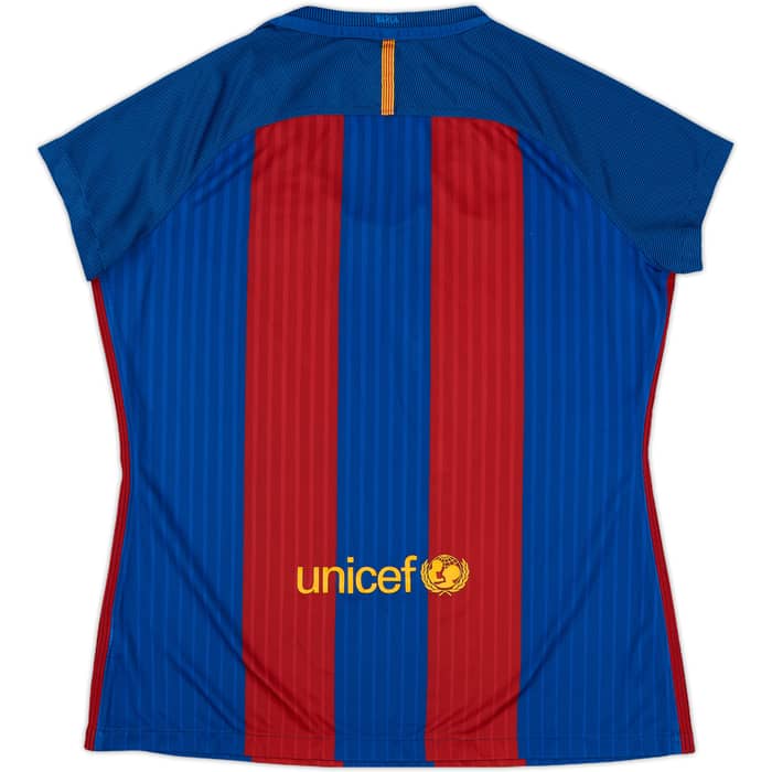 2016-17 Barcelona Home Shirt - 5/10 - (Women's XL)