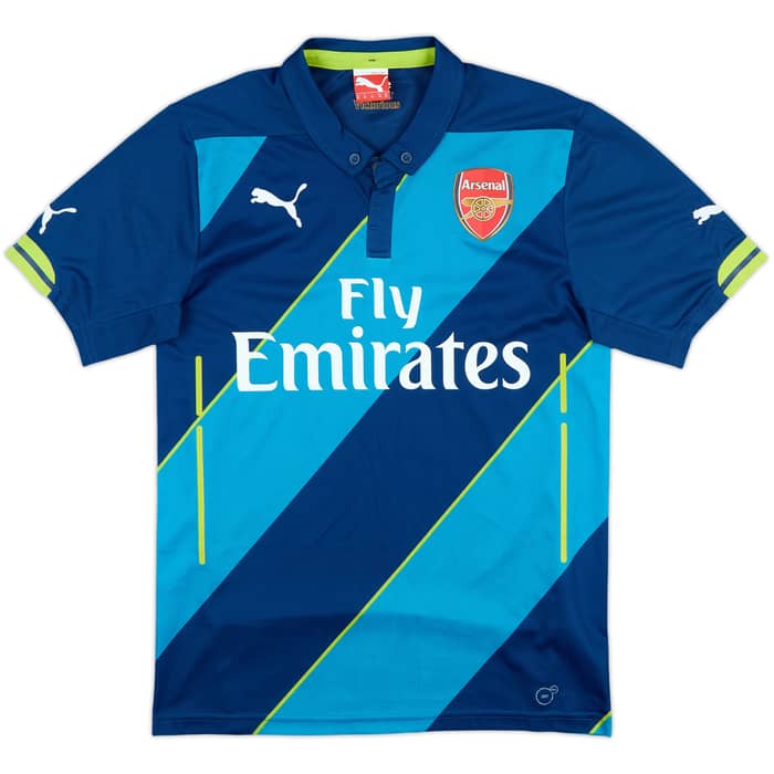 2014-15 Arsenal Third Shirt Arteta #8 - 8/10 - (XS)