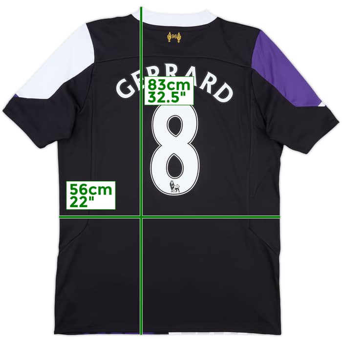 2013-14 Liverpool Third Shirt Gerrard #8 - 8/10 - (L)