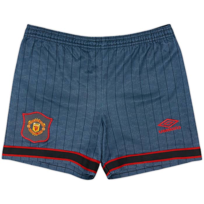 1995-96 Manchester United Away Full Kit - 9/10 - (L.Boys)