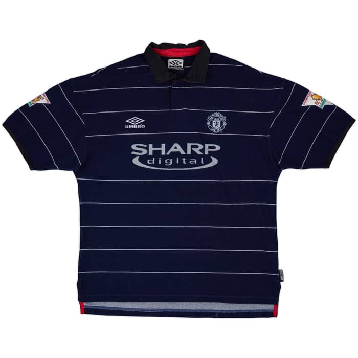 1999-00 Manchester United Away Shirt Scholes #18 - 8/10 - (L)