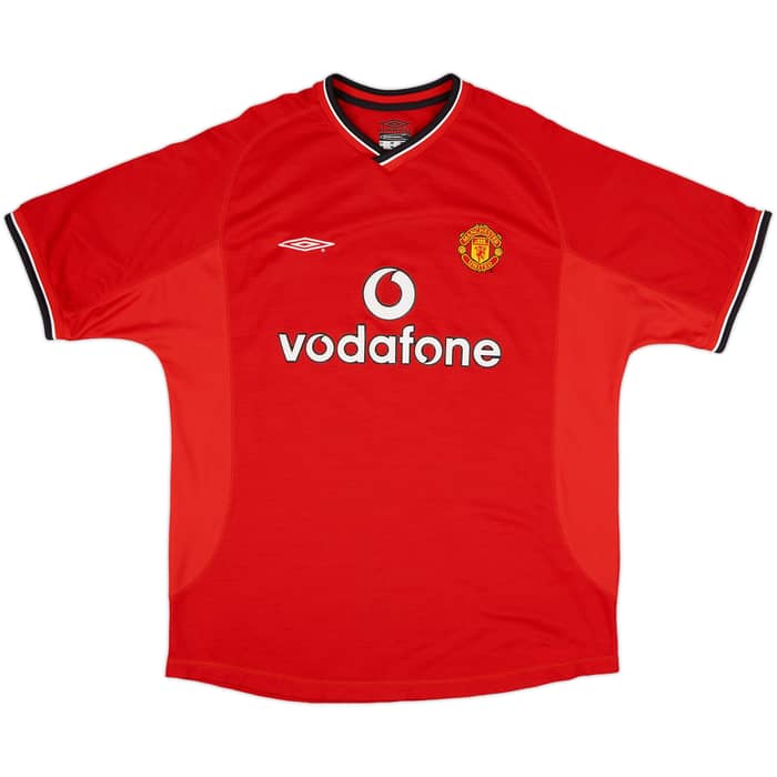 2000-02 Manchester United Home Shirt Cole #9 - 5/10 - (L)
