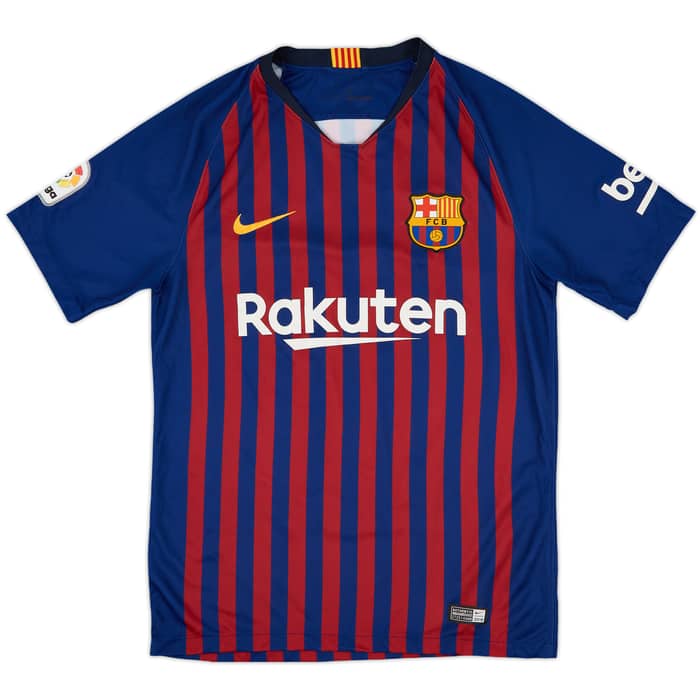 2018-19 Barcelona Home Shirt 0. Dembele #11 - 5/10 - (S)