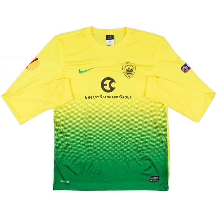 2013-14 Anzhi Makhachkala Match Issue Europa League Home L/S Shirt Burmistrov #81