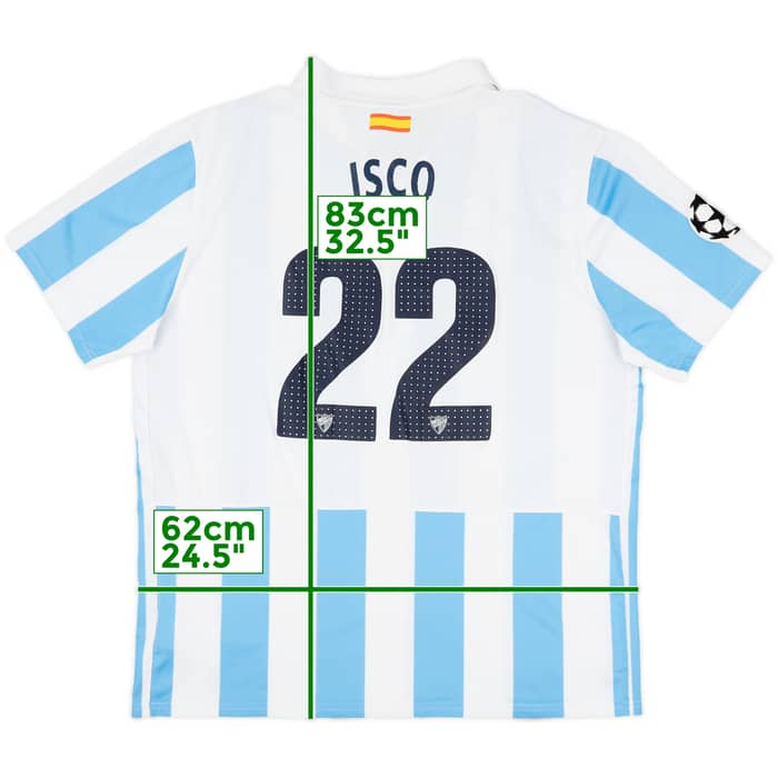 2012-13 Malaga CL Home Shirt Isco #22 - 7/10 - (XXL)