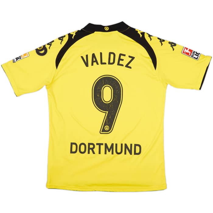 2009-10 Borussia Dortmund Home Shirt Valdez #9 - 6/10 - (L)
