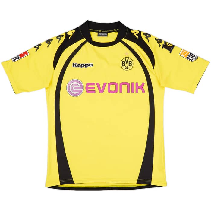 2009-10 Borussia Dortmund Home Shirt Valdez #9 - 6/10 - (L)