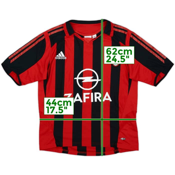 2005-06 AC Milan Home Shirt - 7/10 - (L.Boys)