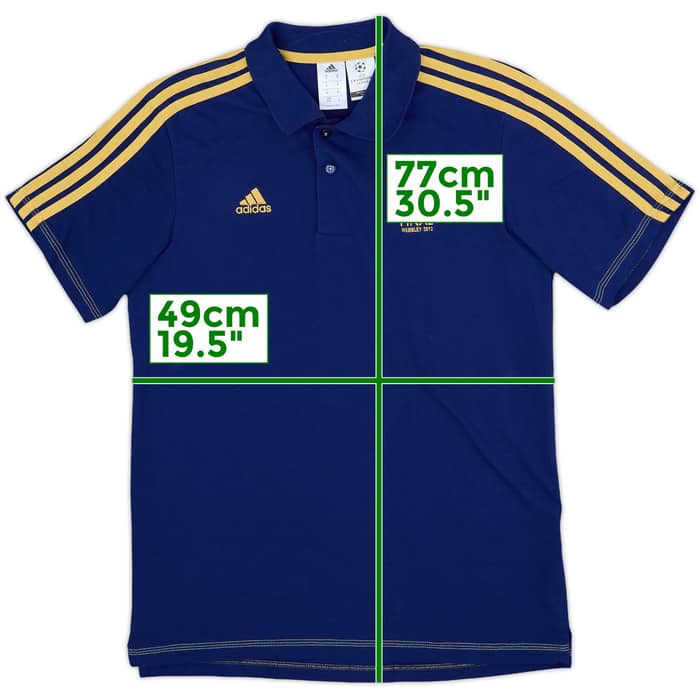 2012-13 adidas Champions League Final 'Wembley 2013' Polo Shirt - 9/10 - (M)