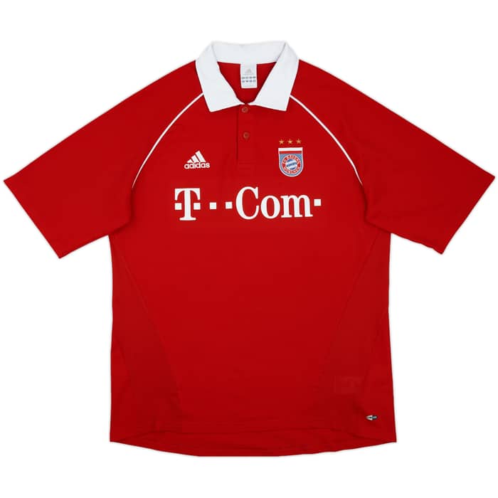 2005-06 Bayern Munich Signed Home Shirt Makaay #10 - 4/10 - (XL)