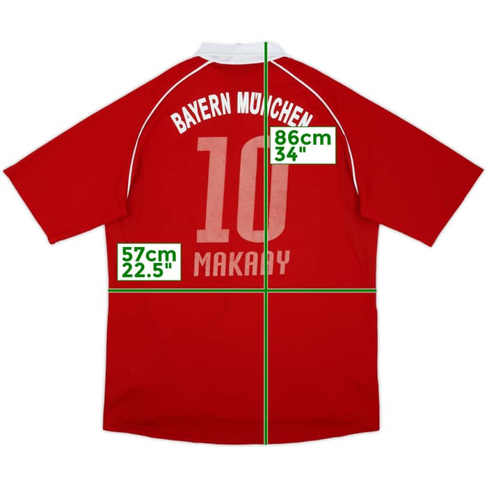 2005-06 Bayern Munich Signed Home Shirt Makaay #10 - 4/10 - (XL)
