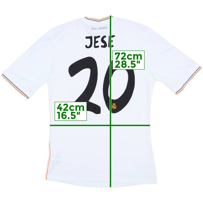 2013-14 Real Madrid Home Shirt Jese #20 - 5/10 - (S)