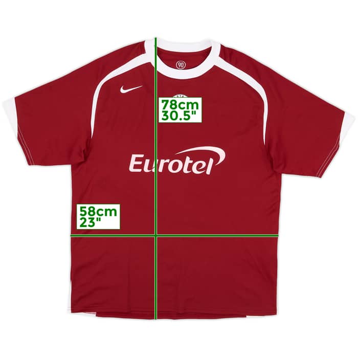 2005-06 Sparta Prague Home Shirt - 8/10 - (XL)