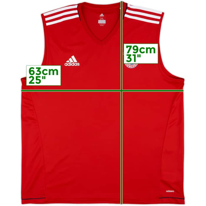 2017-18 Bayern Munich adizero Training Vest - 9/10 - (XXL)