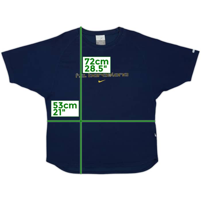 2006-07 Barcelona Nike Cotton Tee - 7/10 - (M)
