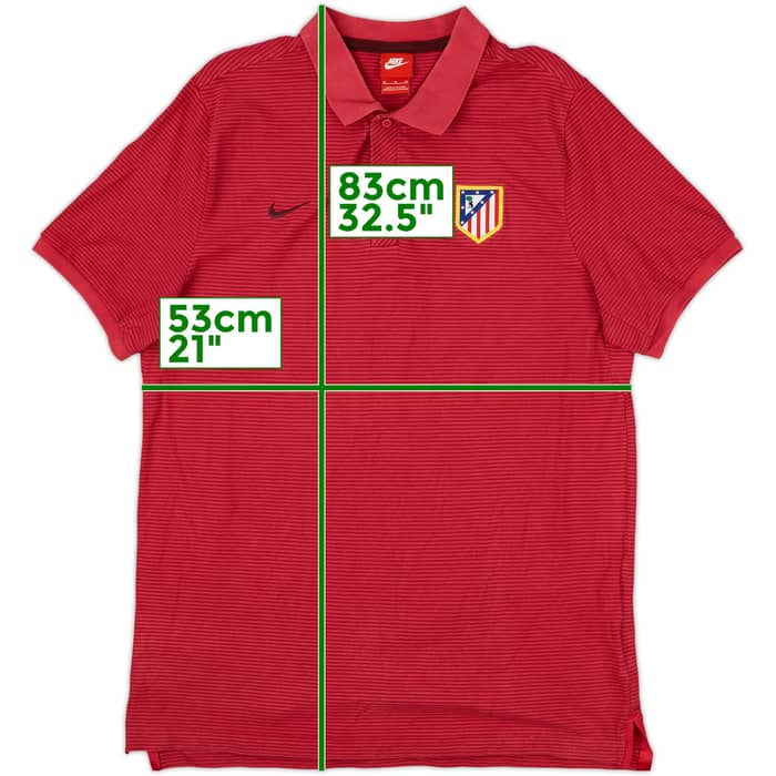 2016-17 Atletico Madrid Nike Polo Shirt - 8/10 - (XL)