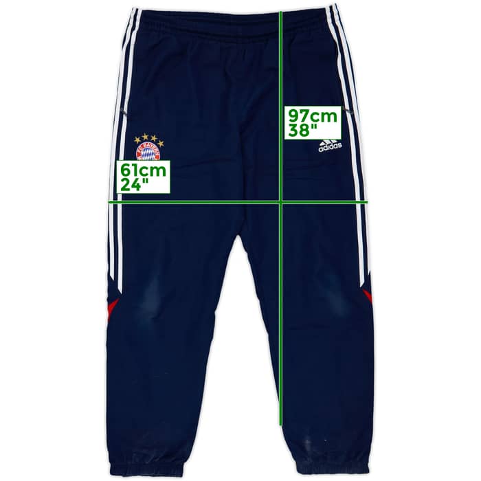 2009-10 Bayern Munich adidas Track Pants/Bottoms - 8/10 - (XXL)