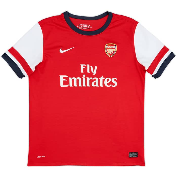 2012-14 Arsenal Home Shirt S.Cazorla #19 - 5/10 - (15-16 Years)