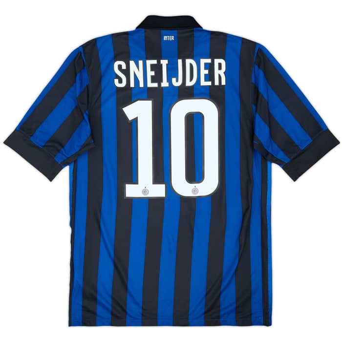 2011-12 Inter Milan Maillot Domicile Sneijder #10 - 10/10 - (M)
