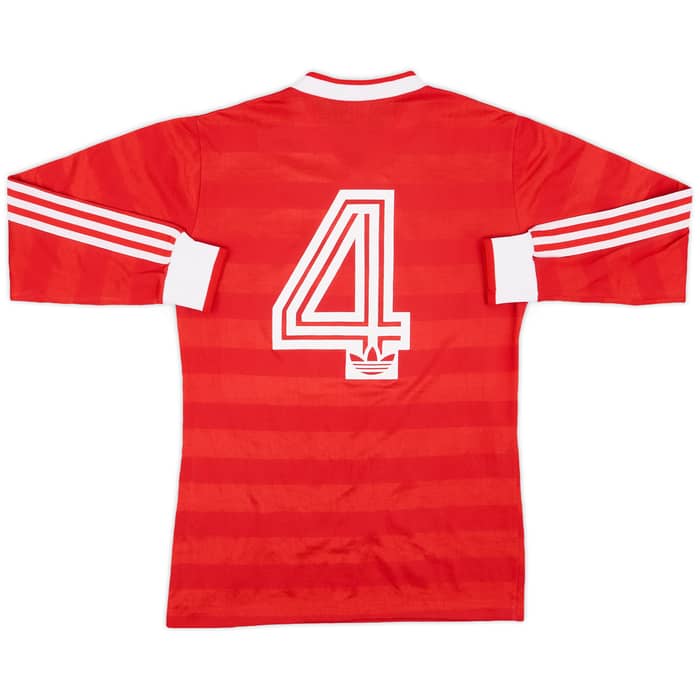 1984-86 Switzerland Match Issue Home L/S Shirt #4