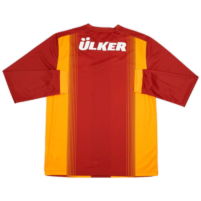 2014-15 Galatasaray Home L/S Shirt - 9/10 - (L)