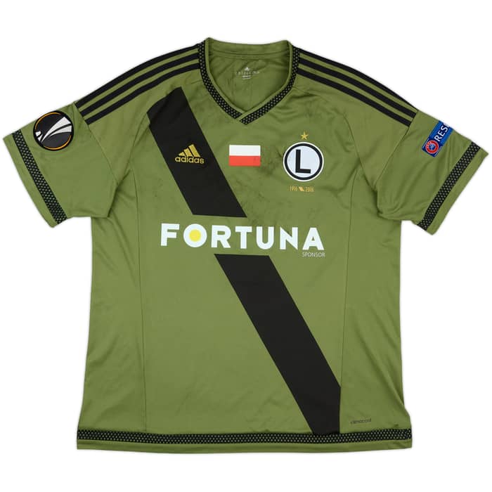 2015-17 Legia Warsaw Away Shirt Pazdan #2 - 5/10 - (XL)