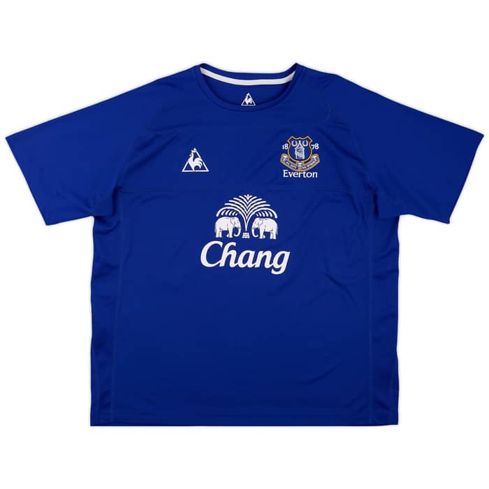 2010-11 Everton Home Shirt Baines #3