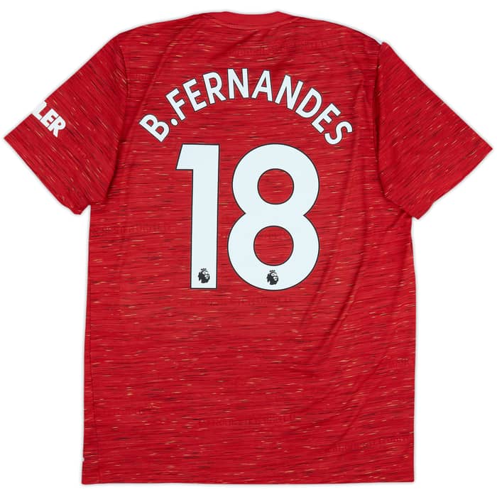 2020-21 Manchester United Home Shirt B.Fernandes #18 - 5/10 - (L)