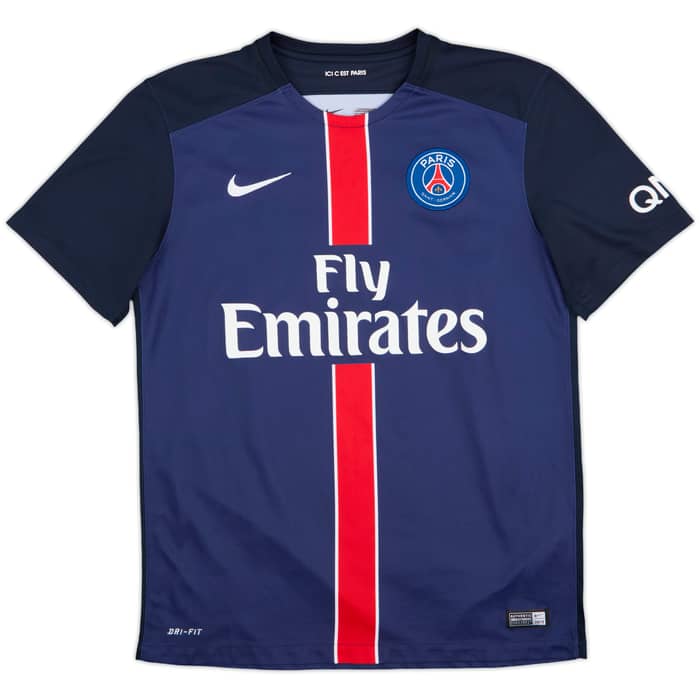 2015-16 Paris Saint-Germain Home Shirt Ibrahimovic #10 - 9/10 - (M)