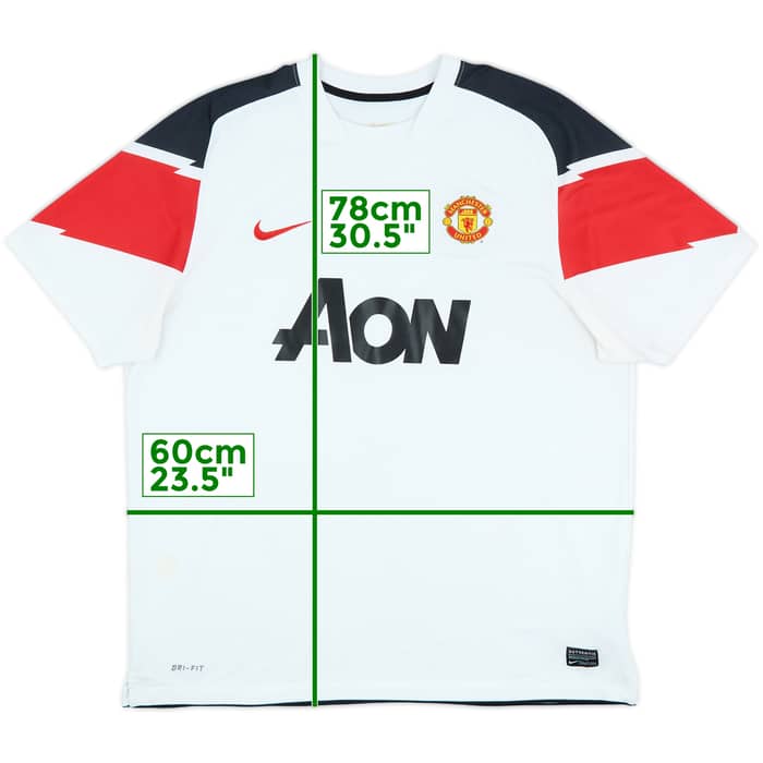 2010-12 Manchester United Away Shirt Berbatov #9 - 5/10 - (XL)