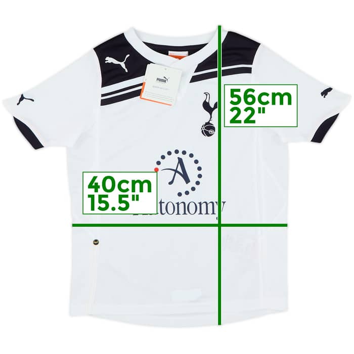 2010-11 Tottenham Home Shirt (S.Boys)