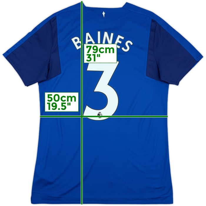 2017-18 Everton Home Shirt Baines #3 (L)