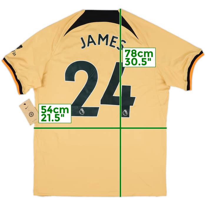 2022-23 Chelsea Third Shirt James #24 (L)