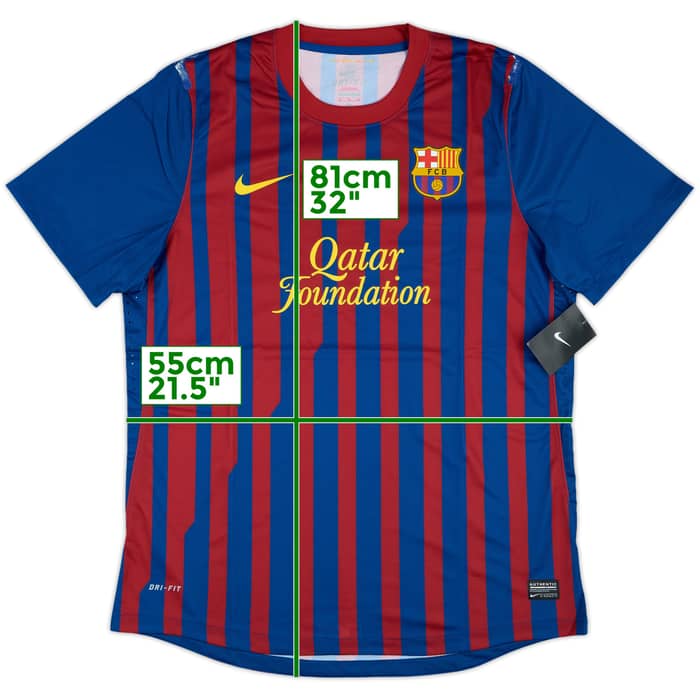 2011-12 Barcelona Player Issue Home Shirt (XL)