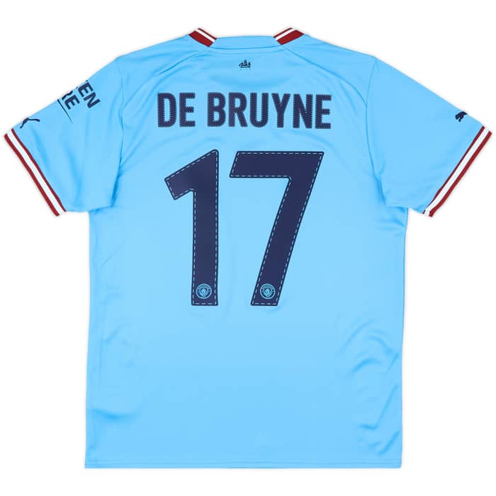 2022-23 Manchester City Home Shirt De Bruyne #17 (M)