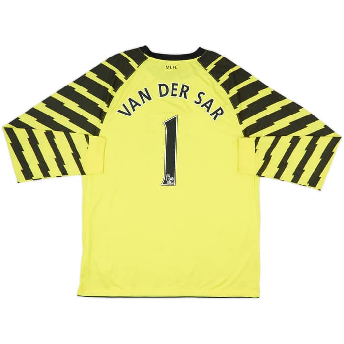 2010-11 Manchester United Yellow GK Shirt Van Der Sar #1 (XL)