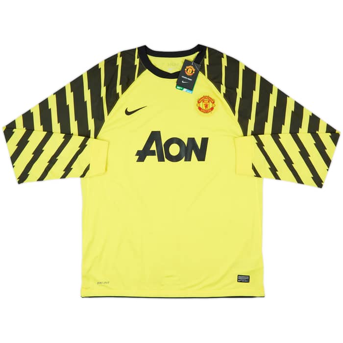 2010-11 Manchester United Yellow GK Shirt Van Der Sar #1 (XL)