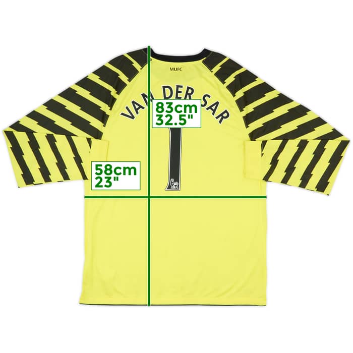2010-11 Manchester United Yellow GK Shirt Van Der Sar #1 (XL)