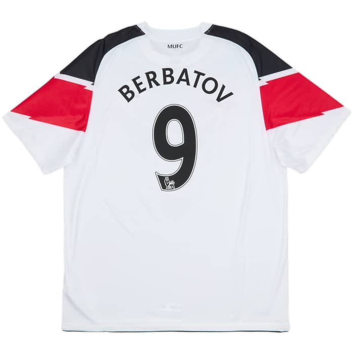 2010-12 Manchester United Away Shirt Berbatov #9 (XL)