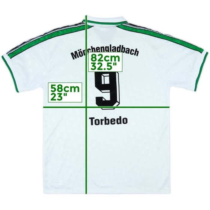 1998-99 Borussia Monchengladbach Home Shirt Torbedo #9 - 8/10 - (XL)